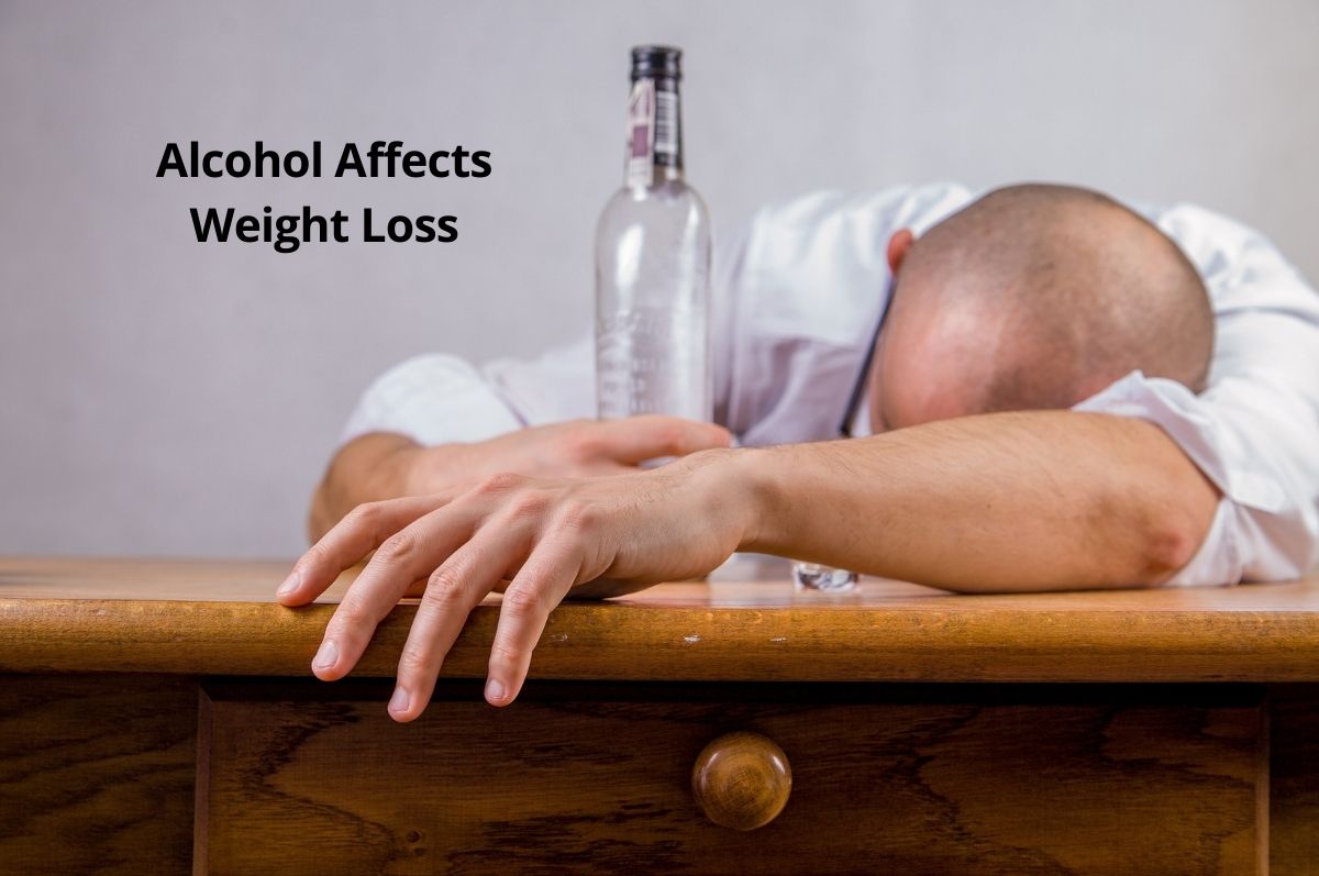 alcohol affects weight loss