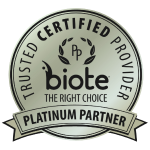 biote certification official platinum partner seal