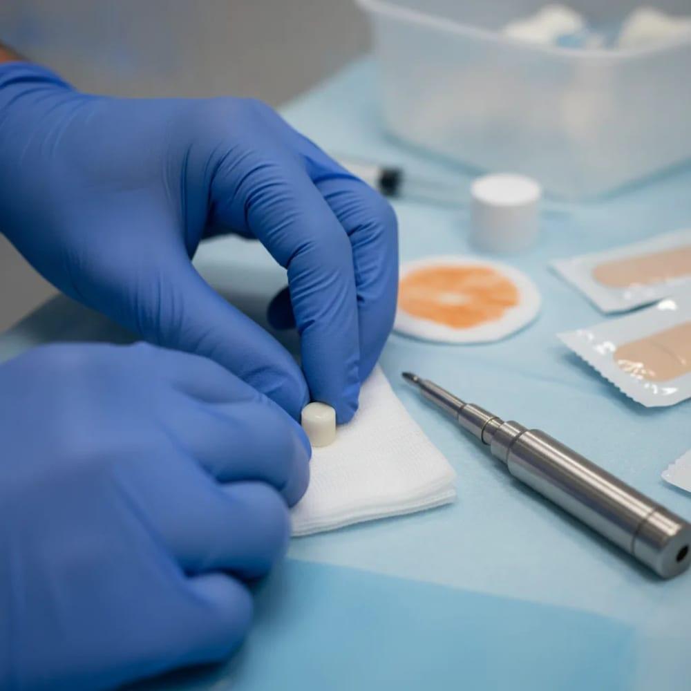 Business professional discussing testosterone pellet therapy in Lake Mary for steady hormone levels, improved focus, energy, sleep, and productivity.